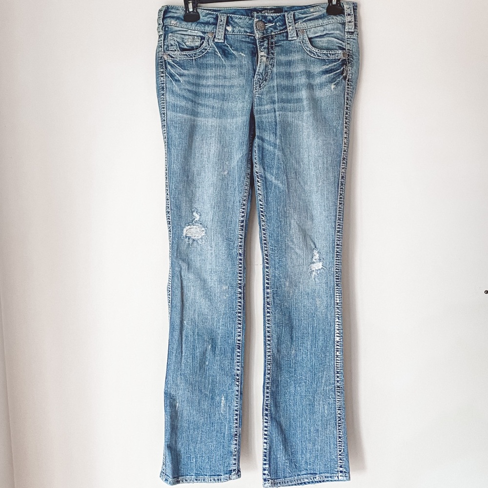 Silver Jeans Suki Mid-Rise Curvy Fit Boot Cut 31